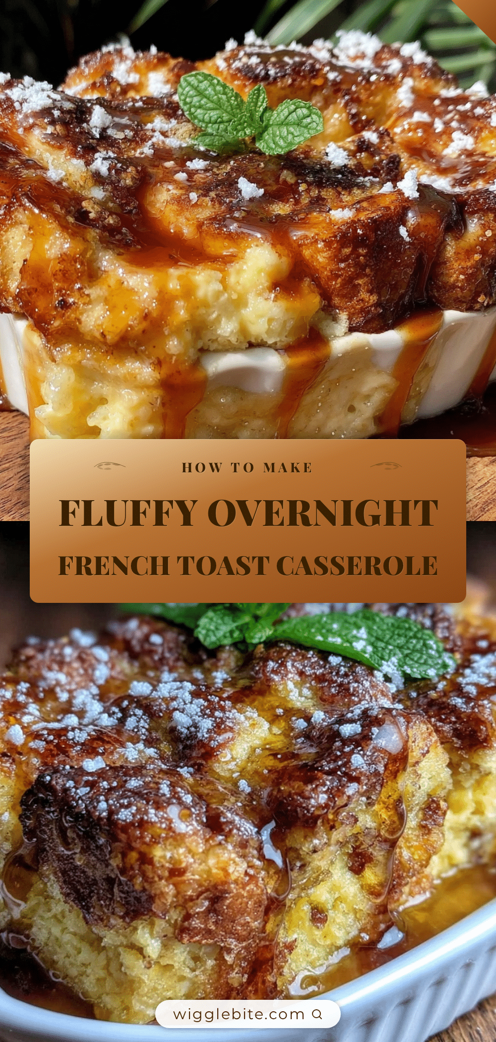 overnight French toast casserole recipe