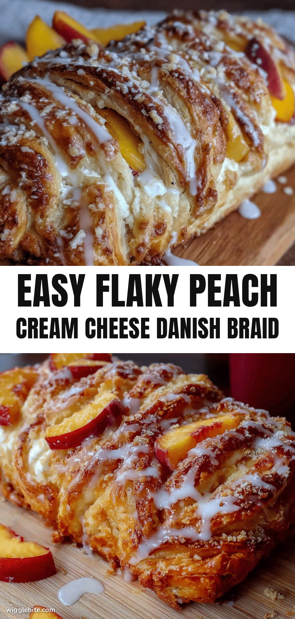 peach cream cheese danish braid recipe