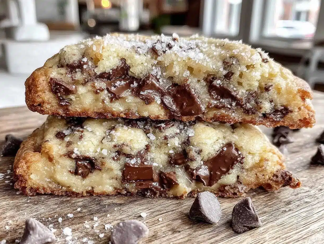Perfect Chewy Levain Style Chocolate Chip Cookies preparation steps