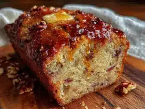 perfect moist banana bread with brown butter - featured image