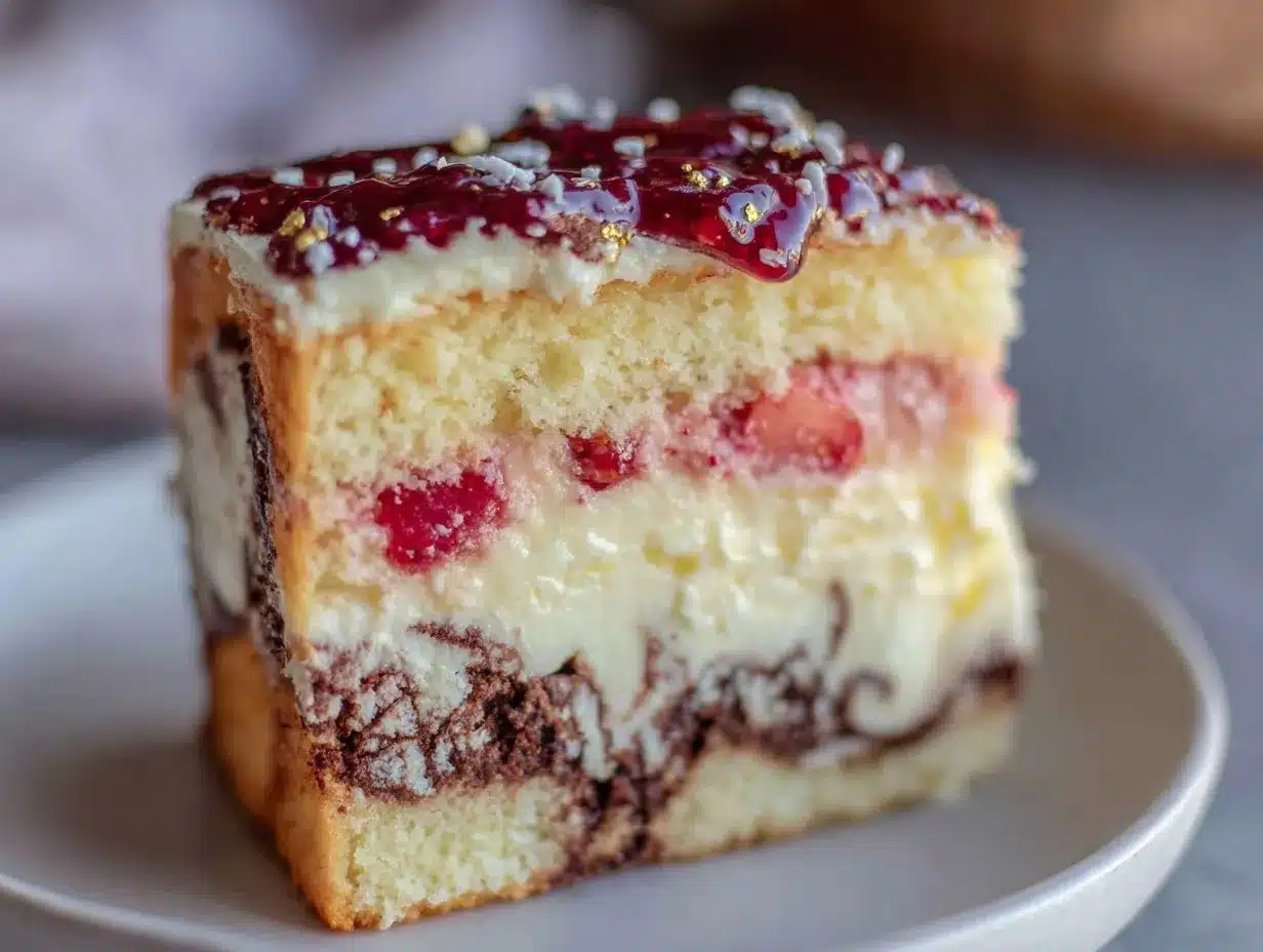 Perfect Neapolitan Layer Cake preparation steps