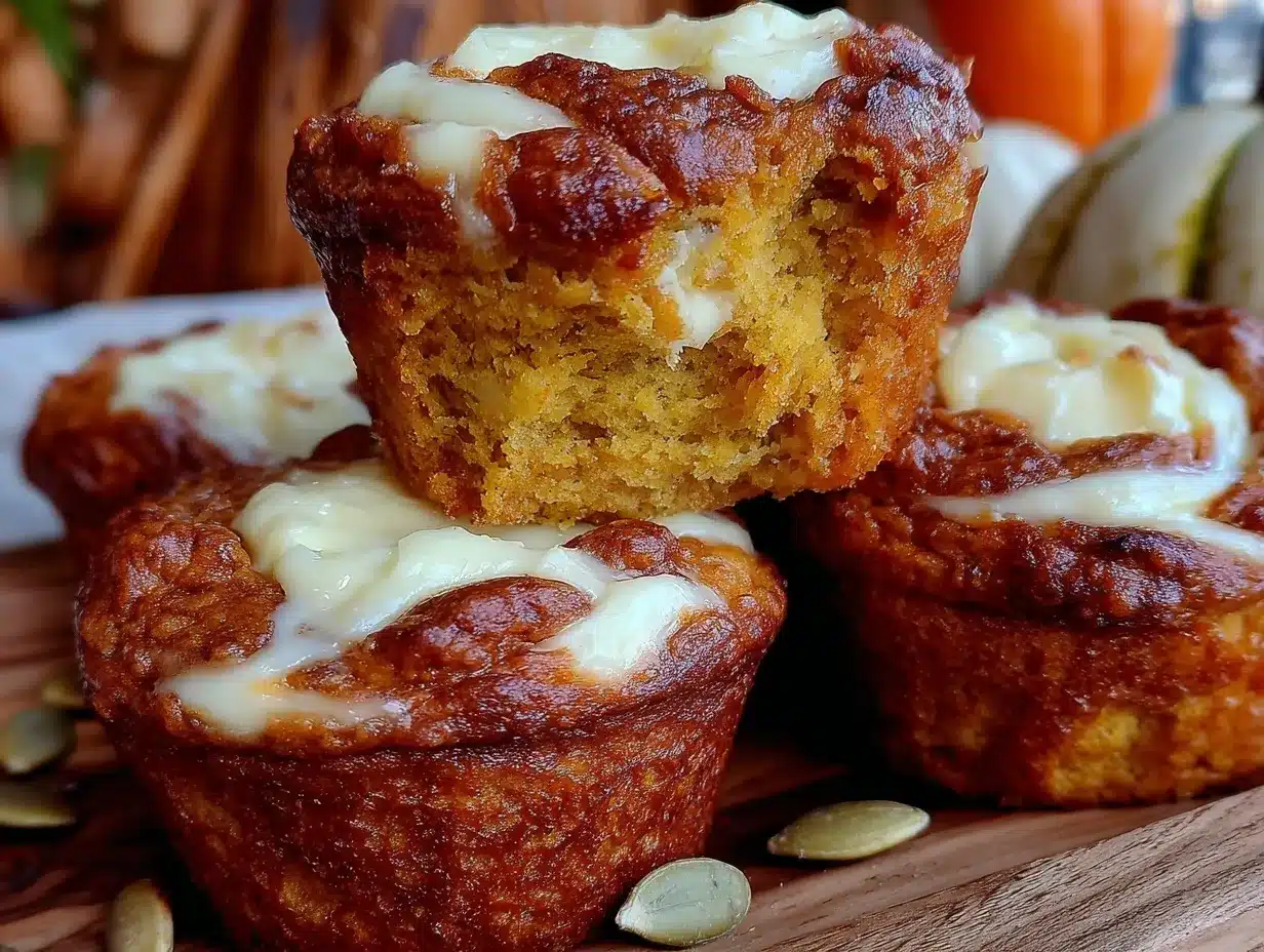 pumpkin cream cheese muffins preparation steps