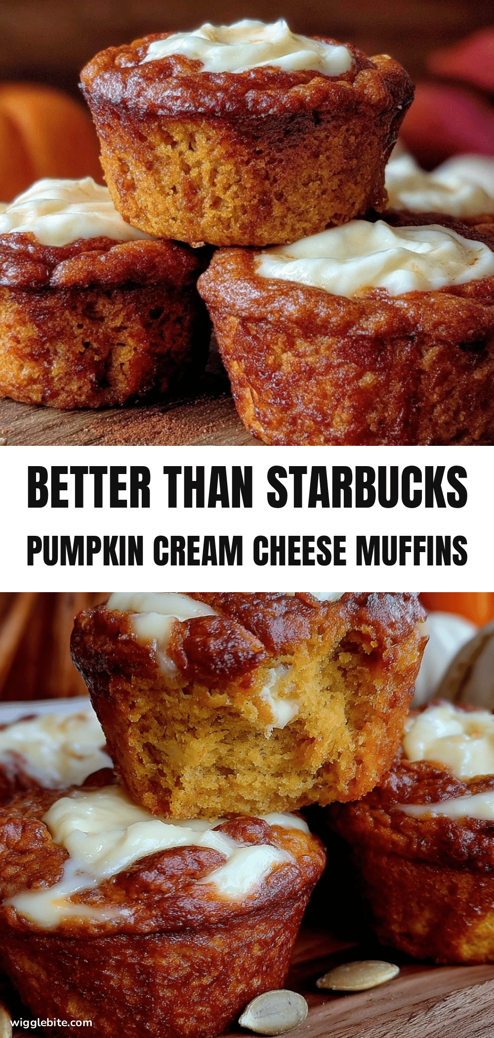 pumpkin cream cheese muffins recipe