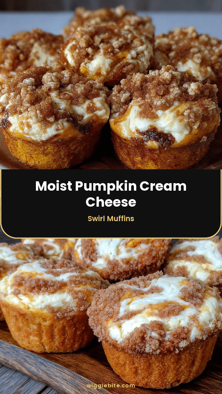 pumpkin cream cheese swirl muffins recipe