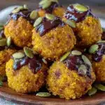 pumpkin protein balls - featured image