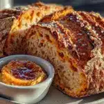 pumpkin sourdough bread - featured image