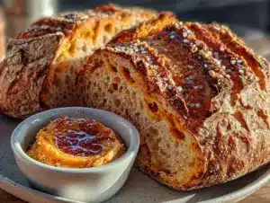pumpkin sourdough bread - featured image