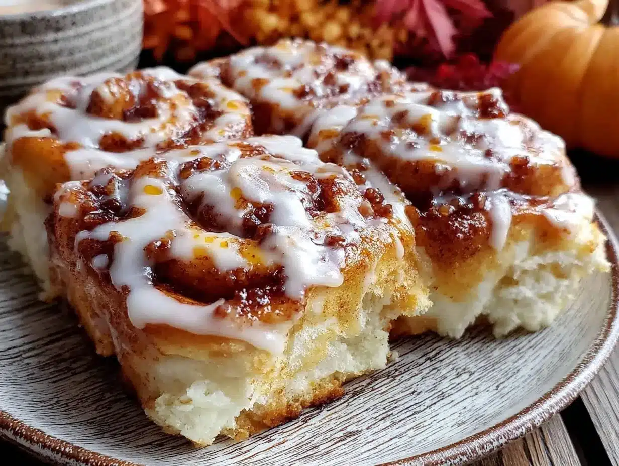 pumpkin spice cinnamon rolls preparation steps