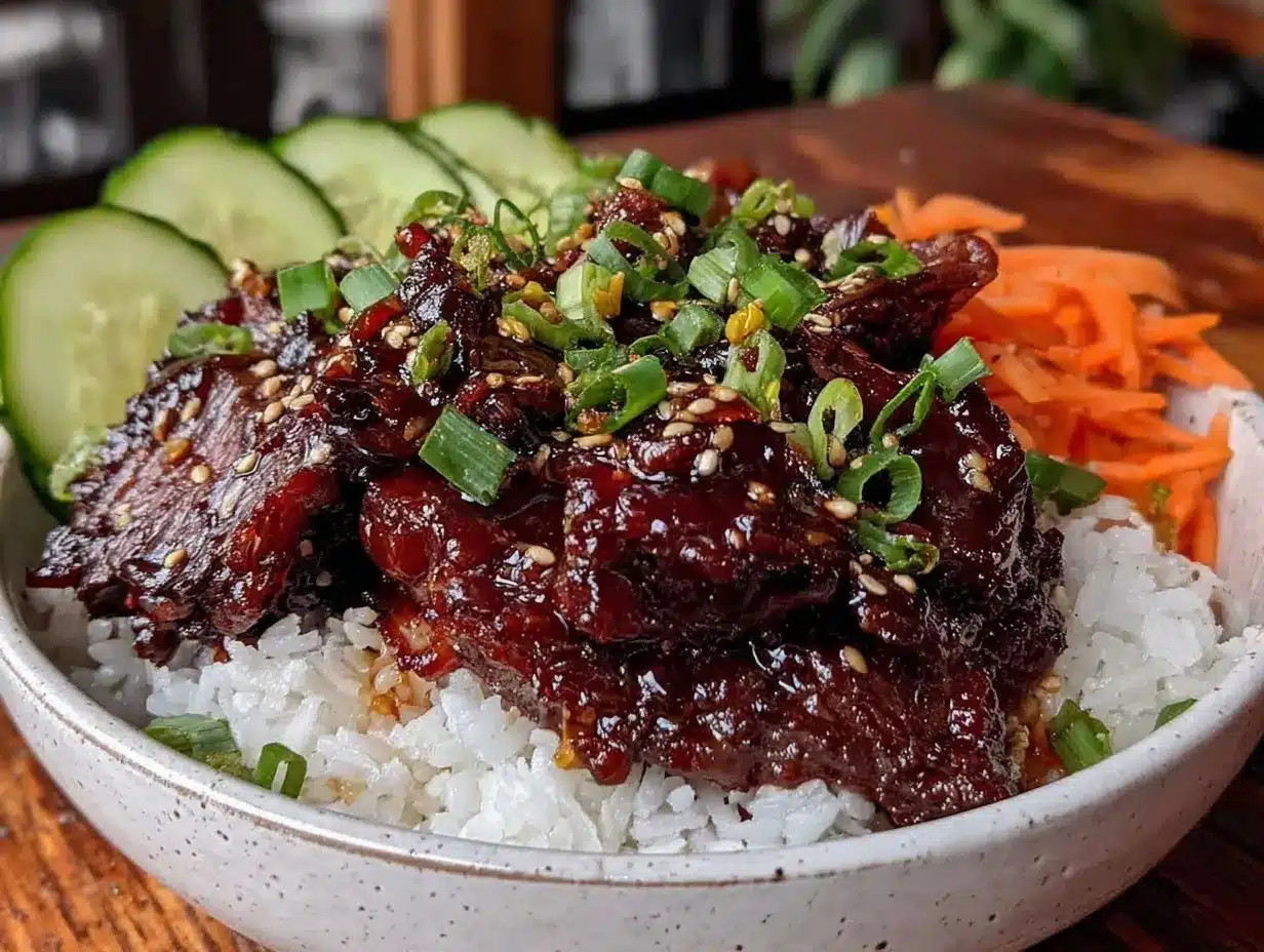 quick savory korean beef bowl preparation steps