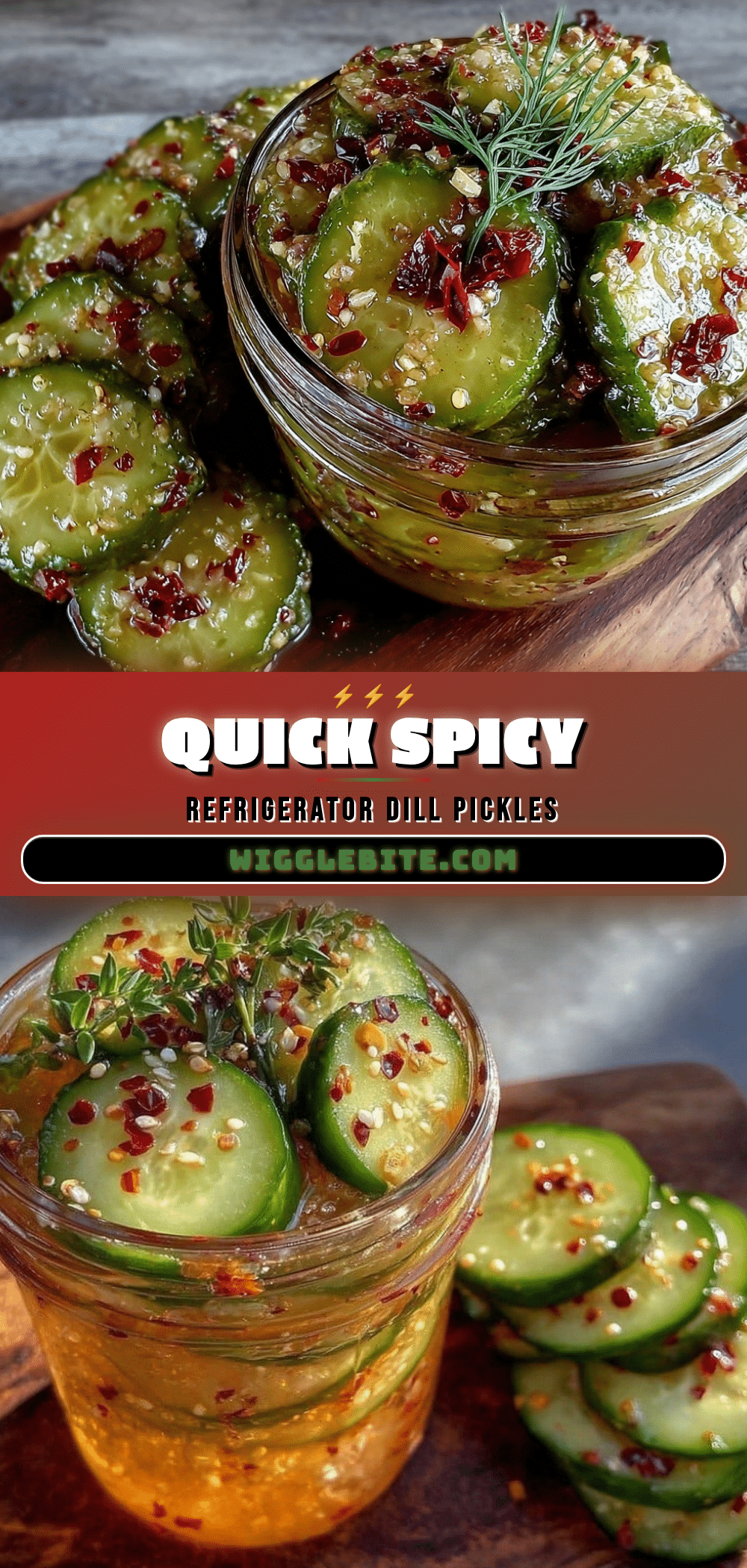 quick spicy refrigerator dill pickles recipe
