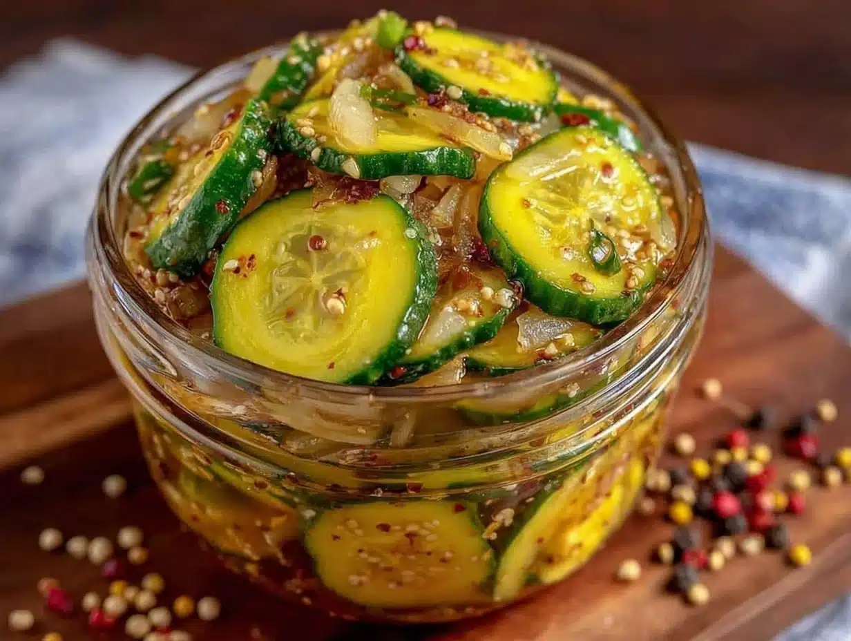 refrigerator bread and butter pickles - featured image
