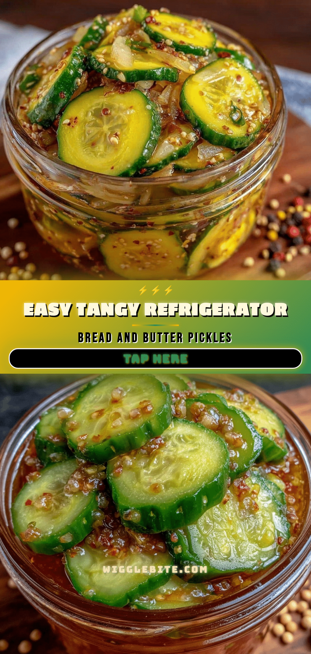 refrigerator bread and butter pickles recipe