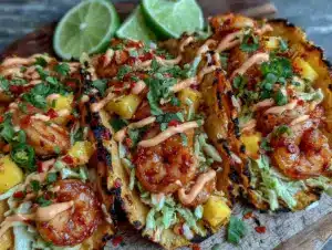 shrimp tacos - featured image