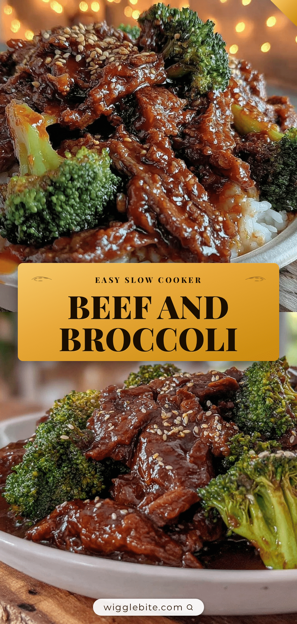 slow cooker beef and broccoli recipe