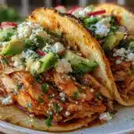 slow cooker chicken breast tacos - featured image