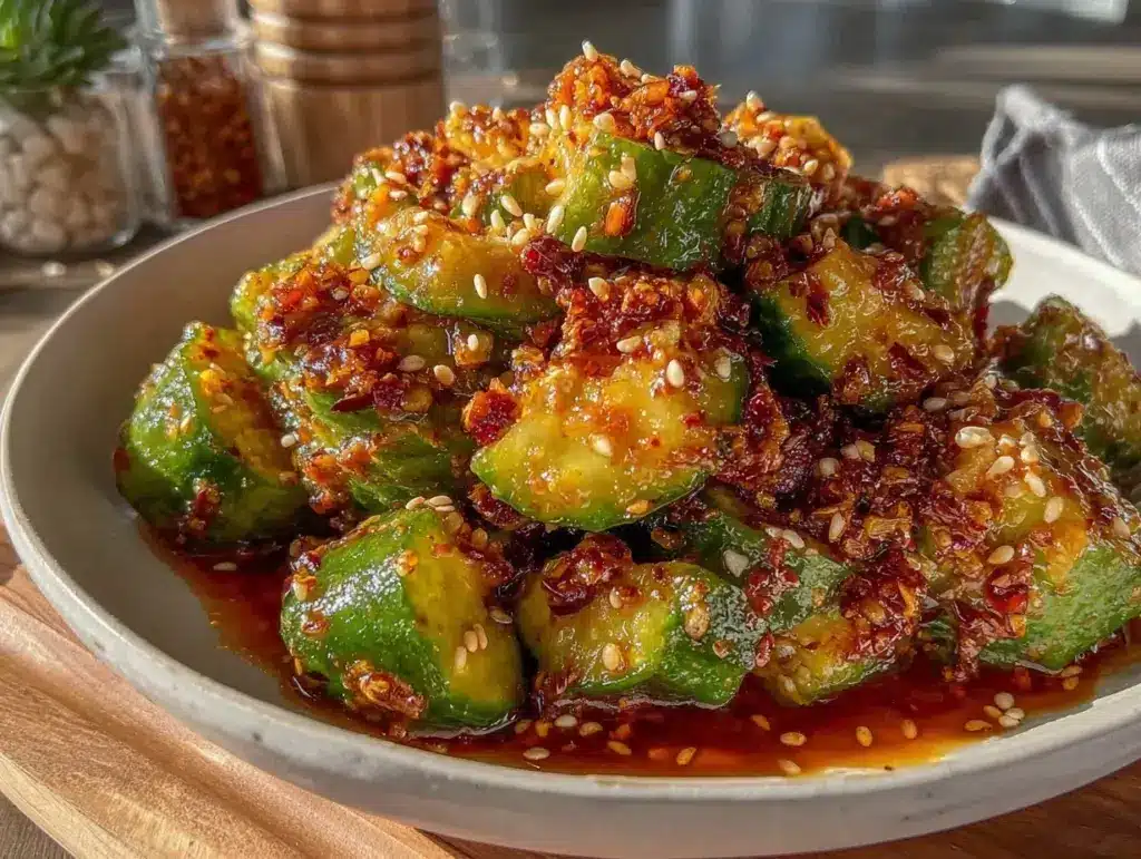 smashed cucumber salad - featured image
