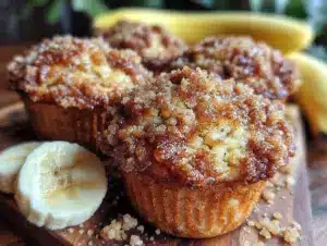 sourdough discard banana muffins - featured image