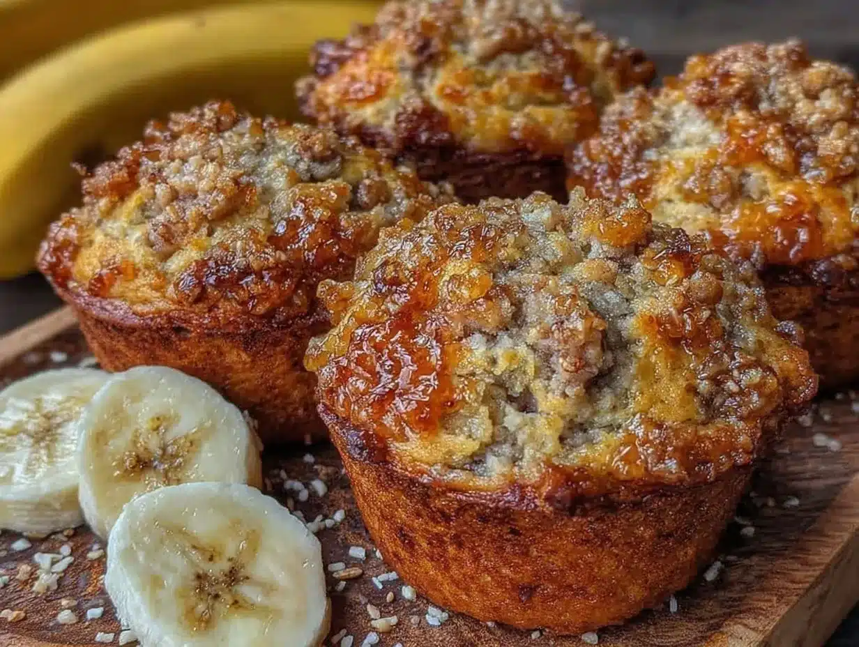 sourdough discard banana muffins preparation steps