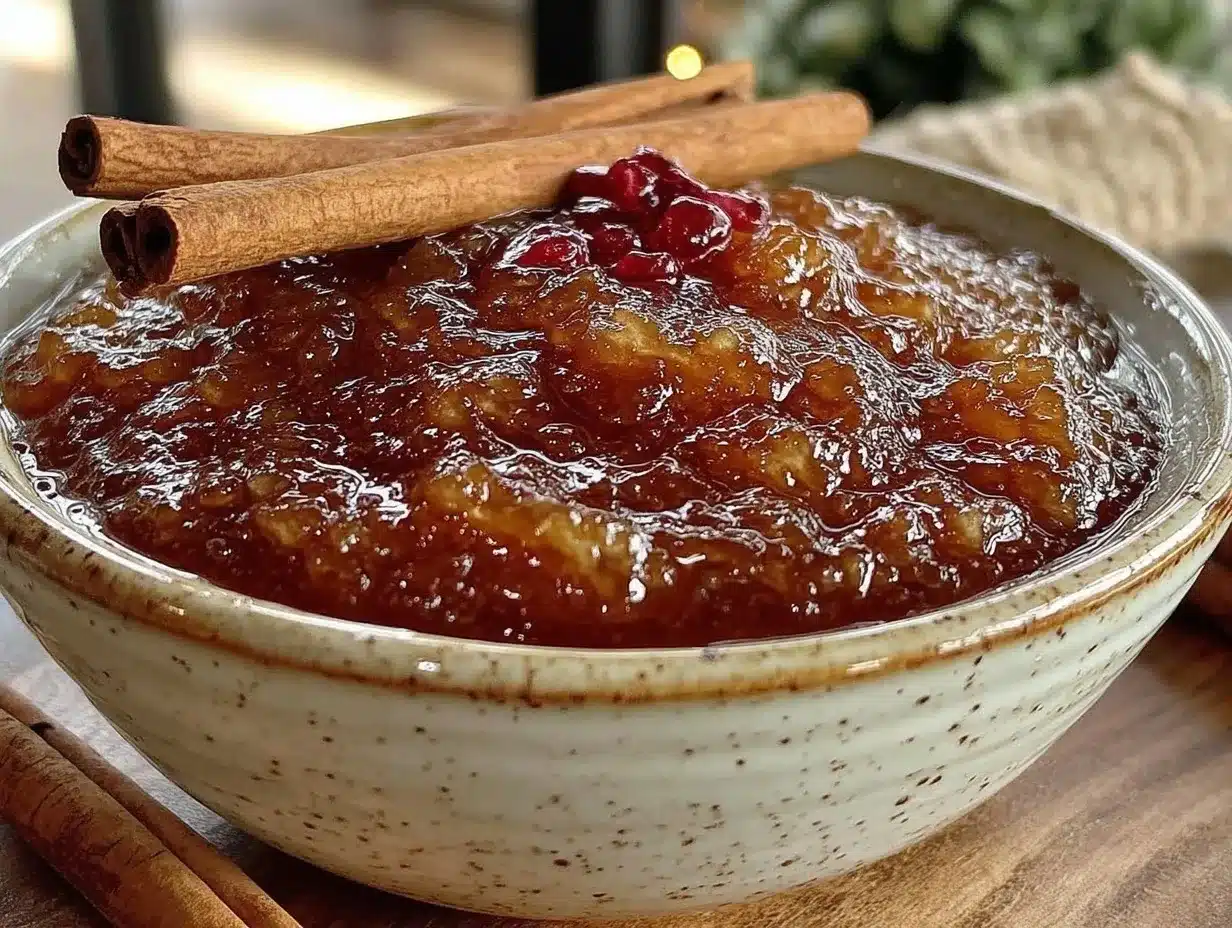 spiced cinnamon pear butter crockpot recipe preparation steps