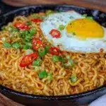 spicy ramen noodle stir-fry - featured image