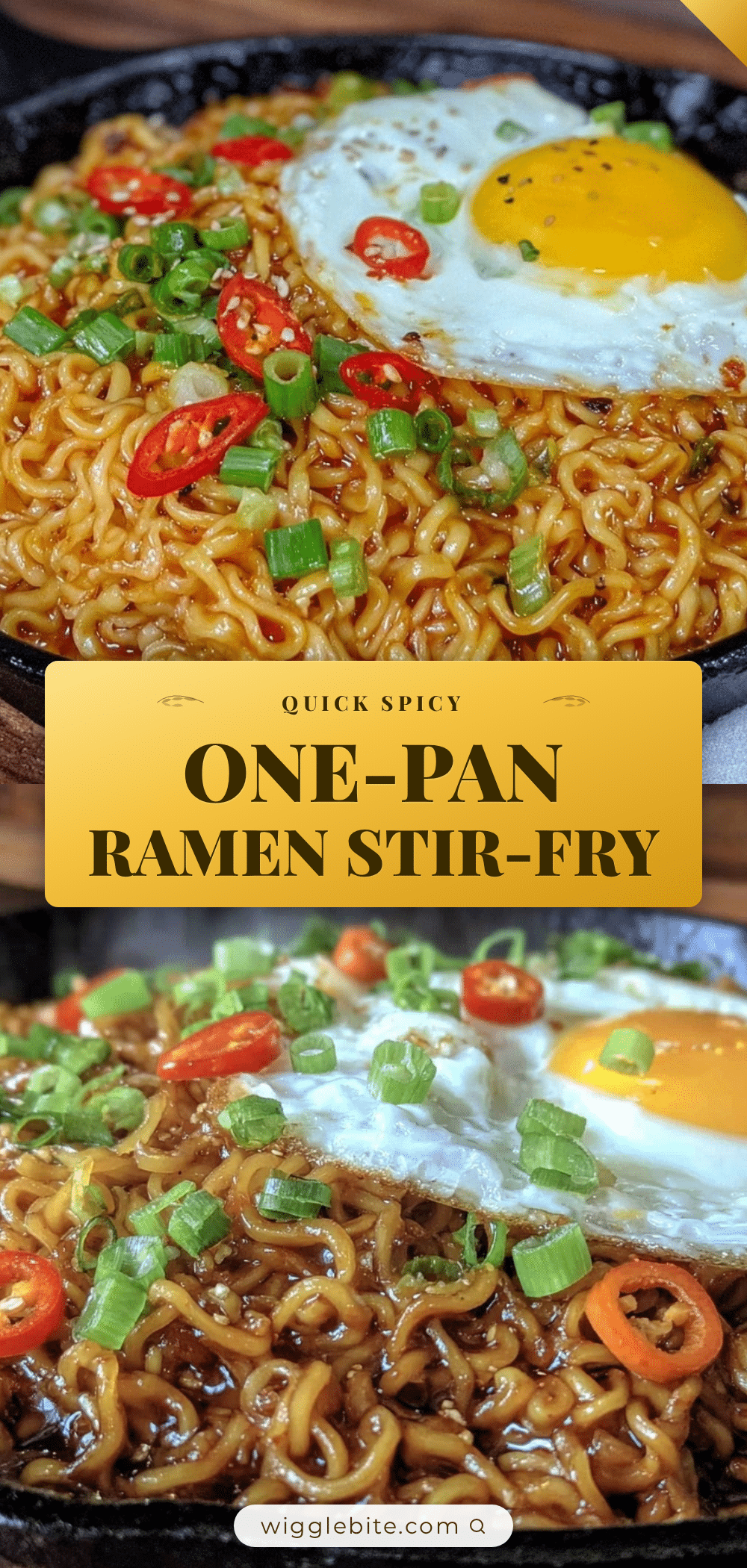 spicy ramen noodle stir-fry recipe