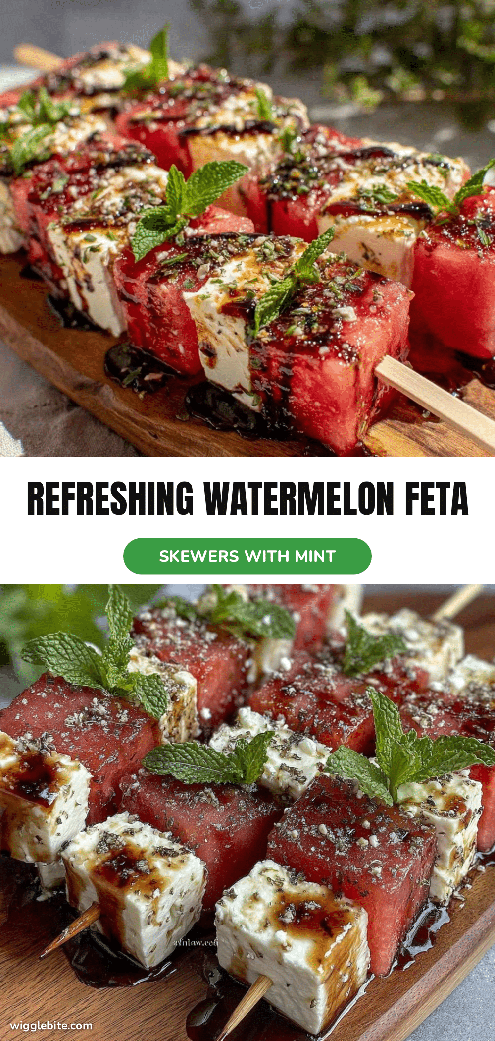 watermelon feta skewers recipe